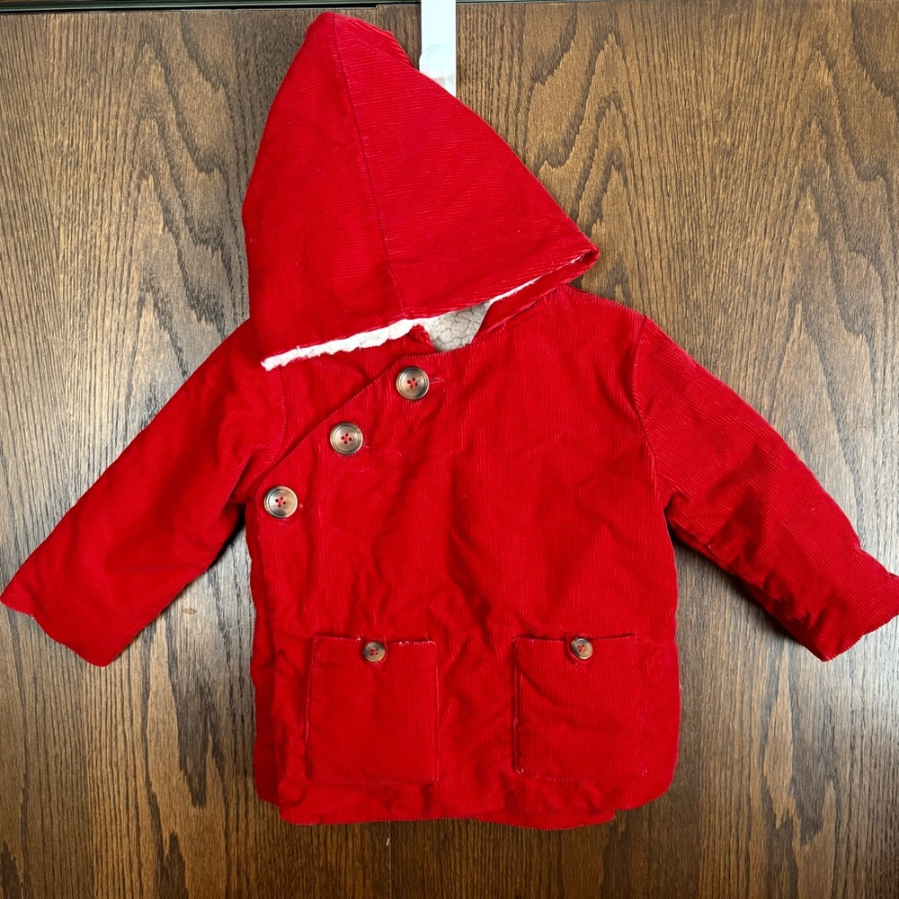 Hanna Andersson Gnome Hood Corduroy Jacket